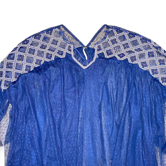 Free People Joyride Sheer Embroidered Top - Picture 7 of 9